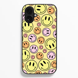 Retro Smileys Pattern  - Abstract Patterns Phone Case for iPhone 16 Plus