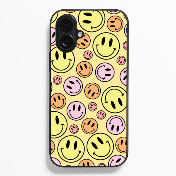 Retro Smileys Pattern  - Abstract Patterns Phone Case for iPhone 16 Plus