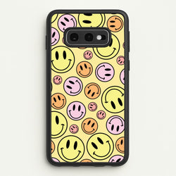 Retro Smileys Pattern  - Abstract Patterns Phone Case for Galaxy S10e