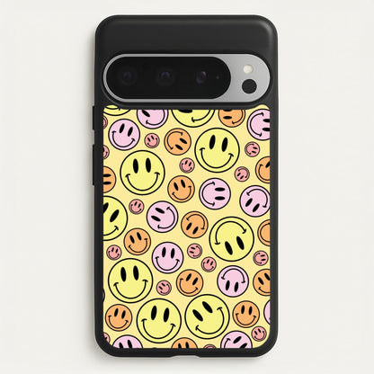 Retro Smileys Pattern  - Abstract Patterns Phone Case for Google Pixel 9 Pro XL