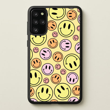 Retro Smileys Pattern  - Abstract Patterns Phone Case for Galaxy S20 Plus