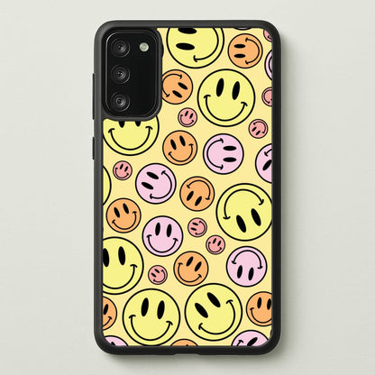 Retro Smileys Pattern  - Abstract Patterns Phone Case for Galaxy A41
