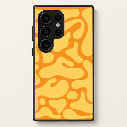Yellow Blobs Abstract Pattern  - Abstract Patterns Phone Case for Galaxy S24 Ultra