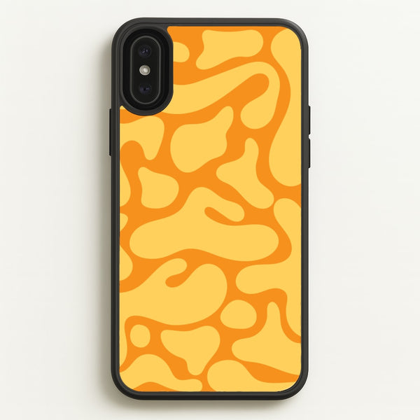Yellow Blobs Abstract Pattern  - Abstract Patterns Phone Case for iPhone XS Max