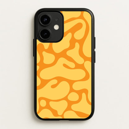 Yellow Blobs Abstract Pattern  - Abstract Patterns Phone Case for iPhone 12 / 12 Pro
