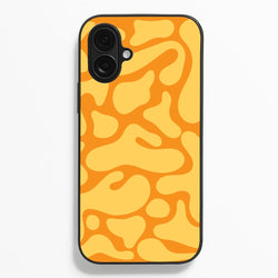 Yellow Blobs Abstract Pattern Phone Case