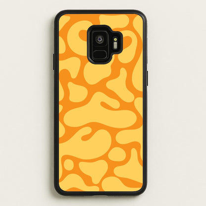 Yellow Blobs Abstract Pattern  - Abstract Patterns Phone Case for Galaxy S9