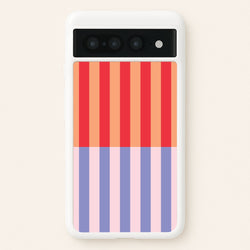 Multicoloured Pinstripe Abstract Pattern  - Abstract Patterns Phone Case for Google Pixel 7 Pro