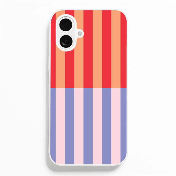 Multicoloured Pinstripe Abstract Pattern Phone Case