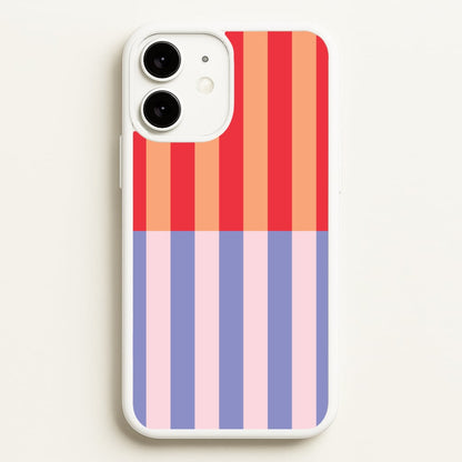 Multicoloured Pinstripe Abstract Pattern  - Abstract Patterns Phone Case for iPhone 11