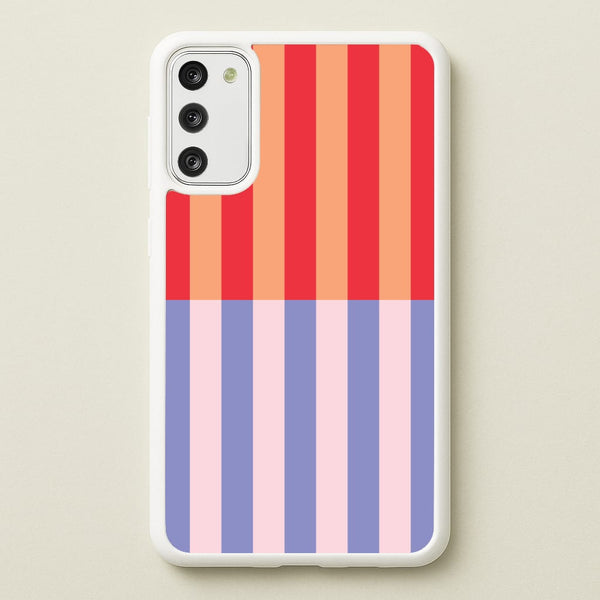 Multicoloured Pinstripe Abstract Pattern  - Abstract Patterns Phone Case for Galaxy S20FE