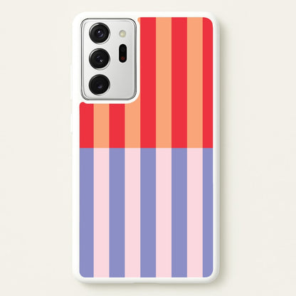 Multicoloured Pinstripe Abstract Pattern  - Abstract Patterns Phone Case for Galaxy Note 20 Ultra
