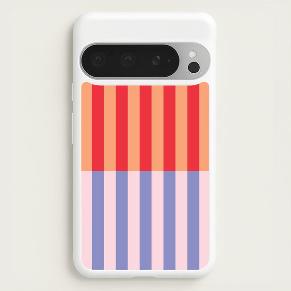 Multicoloured Pinstripe Abstract Pattern  - Abstract Patterns Phone Case for Google Pixel 9 Pro XL