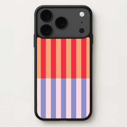 Multicoloured Pinstripe Abstract Pattern Phone Case for iPhone 17 Pro Max