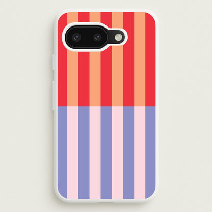 Multicoloured Pinstripe Abstract Pattern  - Abstract Patterns Phone Case for Google Pixel 9a