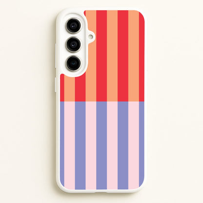 Multicoloured Pinstripe Abstract Pattern  - Abstract Patterns Phone Case for Galaxy A56