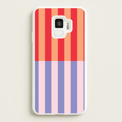 Multicoloured Pinstripe Abstract Pattern  - Abstract Patterns Phone Case for Galaxy S9