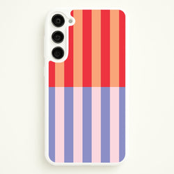 Multicoloured Pinstripe Abstract Pattern  - Abstract Patterns Phone Case for Galaxy S23 Plus
