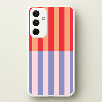 Multicoloured Pinstripe Abstract Pattern  - Abstract Patterns Phone Case for Galaxy A55
