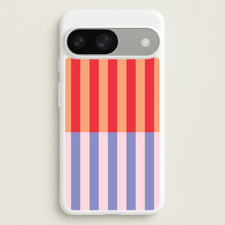 Multicoloured Pinstripe Abstract Pattern  - Abstract Patterns Phone Case for Google Pixel 9 / 9 Pro