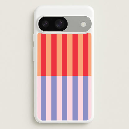 Multicoloured Pinstripe Abstract Pattern  - Abstract Patterns Phone Case for Google Pixel 9 / 9 Pro