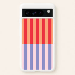 Multicoloured Pinstripe Abstract Pattern  - Abstract Patterns Phone Case for Google Pixel 8 Pro