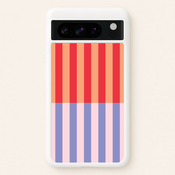 Multicoloured Pinstripe Abstract Pattern  - Abstract Patterns Phone Case for Google Pixel 8 Pro