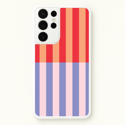 Multicoloured Pinstripe Abstract Pattern  - Abstract Patterns Phone Case for Galaxy S21 Ultra