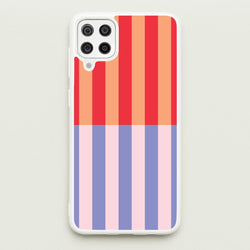 Multicoloured Pinstripe Abstract Pattern  - Abstract Patterns Phone Case for Galaxy A12