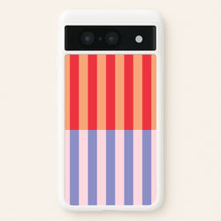 Multicoloured Pinstripe Abstract Pattern  - Abstract Patterns Phone Case for Google Pixel 8