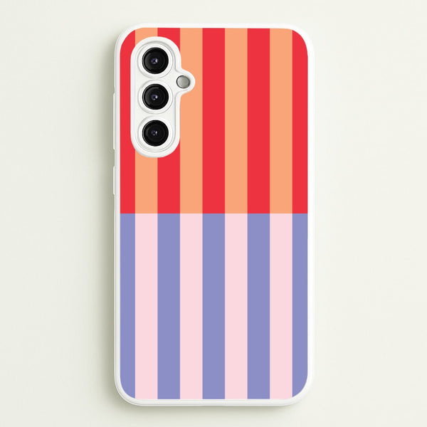 Multicoloured Pinstripe Abstract Pattern  - Abstract Patterns Phone Case for Galaxy A14