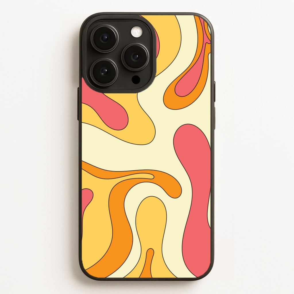 Pastel Waves Abstract Pattern Phone Case