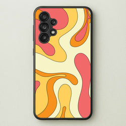 Pastel Waves Abstract Pattern  - Abstract Patterns Phone Case for Galaxy A13