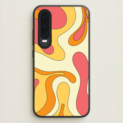 Pastel Waves Abstract Pattern  - Abstract Patterns Phone Case for Huawei P30