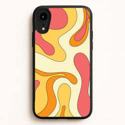 Pastel Waves Abstract Pattern  - Abstract Patterns Phone Case for iPhone XR