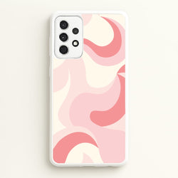 Pastel Pinks Abstract Pattern  - Abstract Patterns Phone Case for Galaxy A52 / A52s