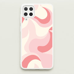 Pastel Pinks Abstract Pattern  - Abstract Patterns Phone Case for Galaxy A12