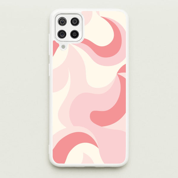 Pastel Pinks Abstract Pattern  - Abstract Patterns Phone Case for Galaxy A12