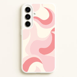 Pastel Pinks Abstract Pattern  - Abstract Patterns Phone Case for Galaxy A56