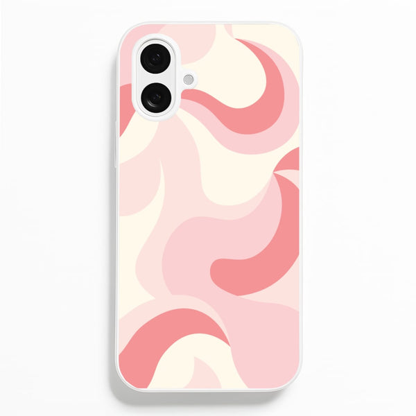 Pastel Pinks Abstract Pattern Phone Case