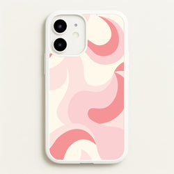Pastel Pinks Abstract Pattern  - Abstract Patterns Phone Case for iPhone 12 / 12 Pro