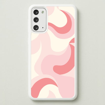 Pastel Pinks Abstract Pattern  - Abstract Patterns Phone Case for Galaxy Note 20
