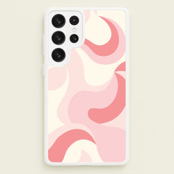 Pastel Pinks Abstract Pattern  - Abstract Patterns Phone Case for Galaxy S23 Ultra