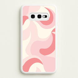 Pastel Pinks Abstract Pattern  - Abstract Patterns Phone Case for Galaxy S10e