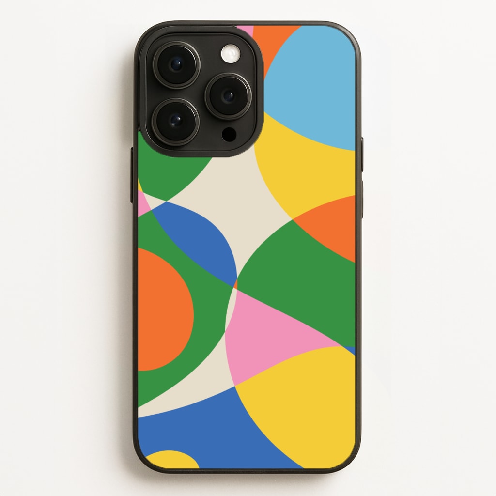 Colourful Abstract Shapes Pattern Phone Case