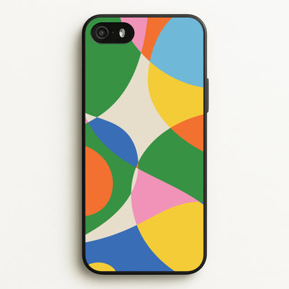 Colourful Abstract Shapes Pattern  - Abstract Patterns Phone Case for iPhone 5 / 5s / SE 2016