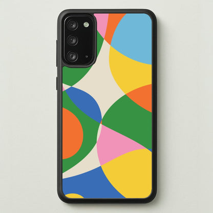 Colourful Abstract Shapes Pattern  - Abstract Patterns Phone Case for Galaxy Note 20