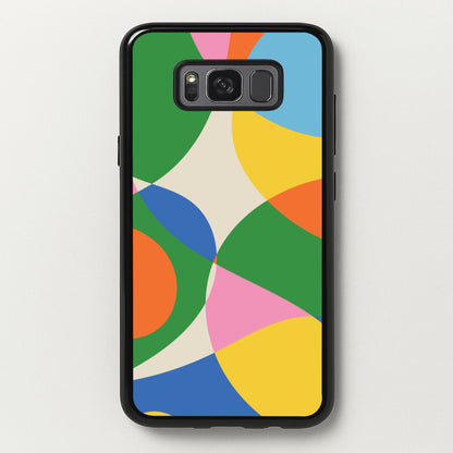 Colourful Abstract Shapes Pattern  - Abstract Patterns Phone Case for Galaxy S8