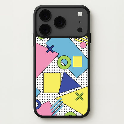 Geometric Abstract Shapes Pattern Phone Case for iPhone 17 Pro Max