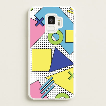 Geometric Abstract Shapes Pattern  - Abstract Patterns Phone Case for Galaxy S9